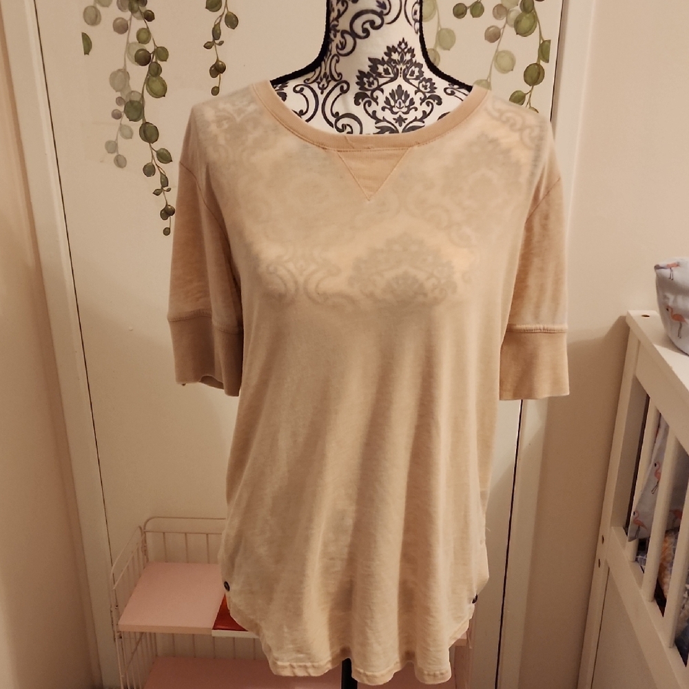 Creme Orange Hue Women's Top